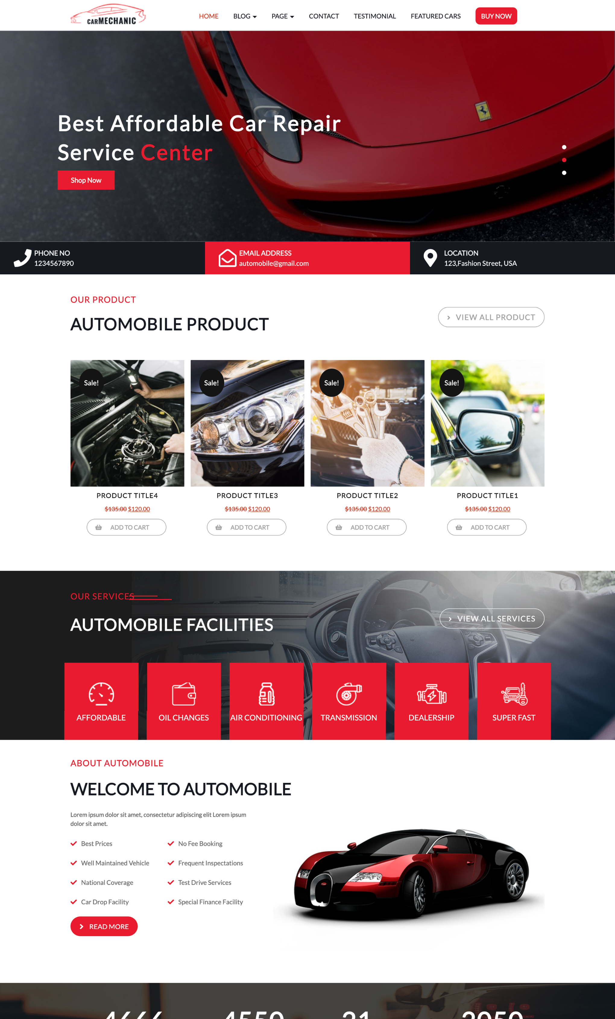 Website template 1